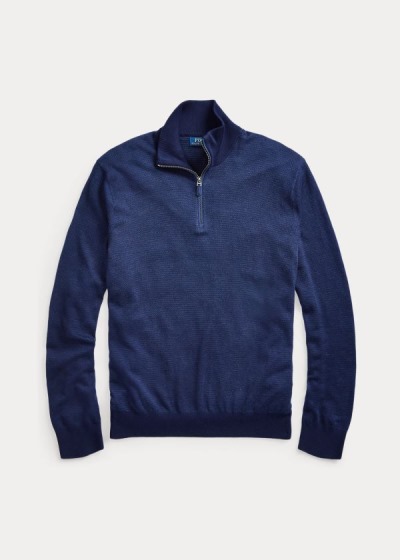 Sueter Polo Ralph Lauren Hombre Azul Marino - Birdseye Cotton-Blend - QIEVO1907